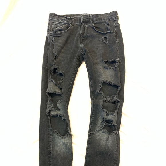 Zara Jeans Mens Slim Ripped Jeans Poshmark